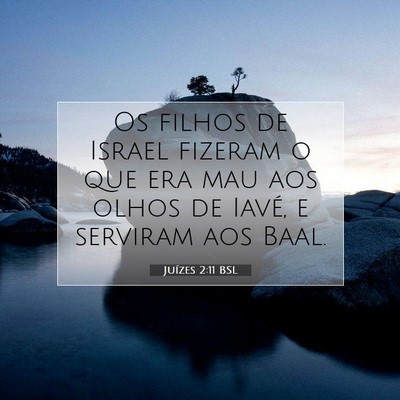 Juízes 2:11 BSL Imagem do Versículo Bíblico