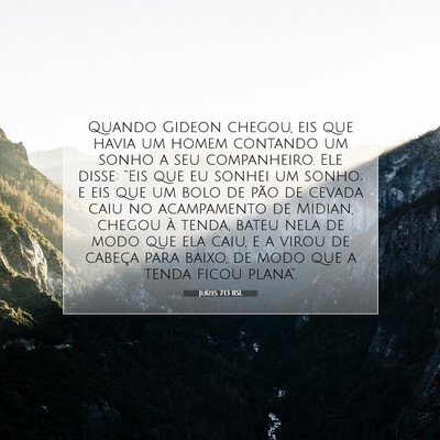 Juízes 7:13 BSL Imagem do Versículo Bíblico