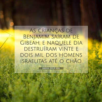 Juízes 20:21 BSL Imagem do Versículo Bíblico