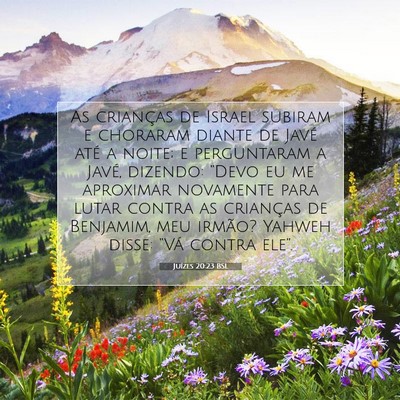 Juízes 20:23 BSL Imagem do Versículo Bíblico