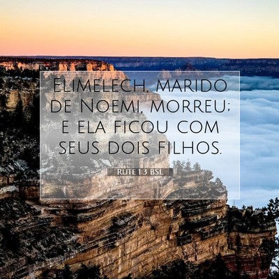 Rute 1:3 Versículo Bíblico Explicado