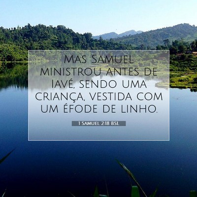 1 Samuel 2:18 BSL Imagem do Versículo Bíblico