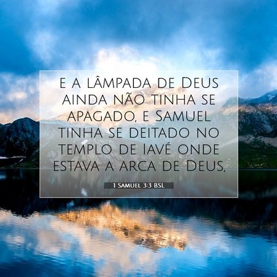 1 Samuel 3:3 BSL Imagem do Versículo Bíblico