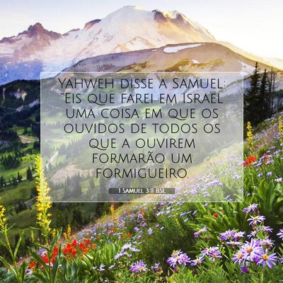 1 Samuel 3:11 BSL Imagem do Versículo Bíblico