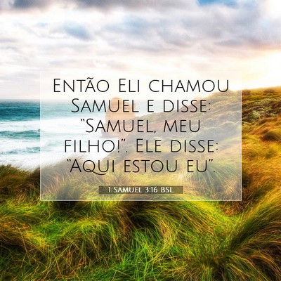 1 Samuel 3:16 Versículo Bíblico Explicado