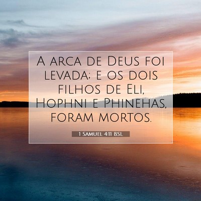1 Samuel 4:11 Versículo Bíblico Explicado