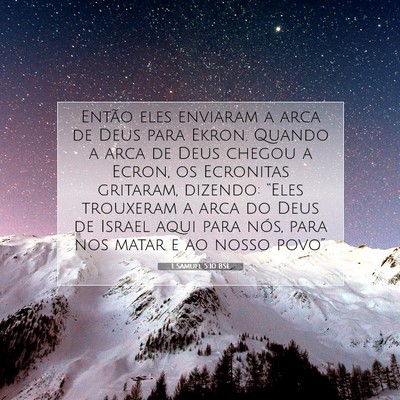 1 Samuel 5:10 BSL Imagem do Versículo Bíblico