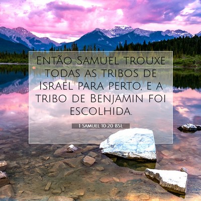 1 Samuel 10:20 BSL Imagem do Versículo Bíblico
