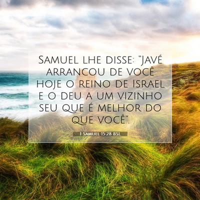 1 Samuel 15:28 BSL Imagem do Versículo Bíblico