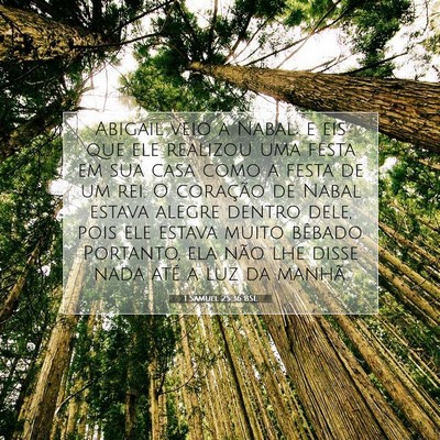 1 Samuel 25:36 BSL Imagem do Versículo Bíblico