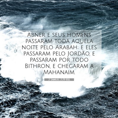 2 Samuel 2:29 Versículo Bíblico Explicado