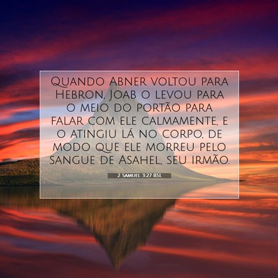2 Samuel 3:27 BSL Imagem do Versículo Bíblico