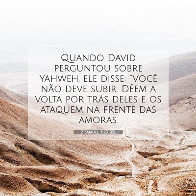 2 Samuel 5:23 BSL Imagem do Versículo Bíblico
