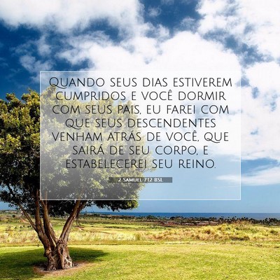 2 Samuel 7:12 BSL Imagem do Versículo Bíblico