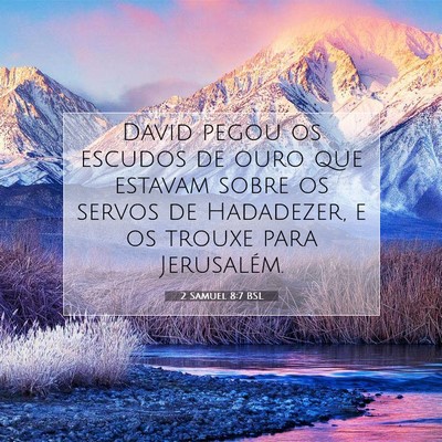 2 Samuel 8:7 BSL Imagem do Versículo Bíblico