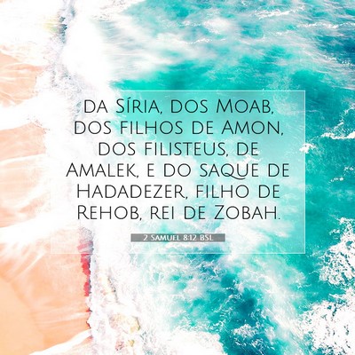 2 Samuel 8:12 BSL Imagem do Versículo Bíblico
