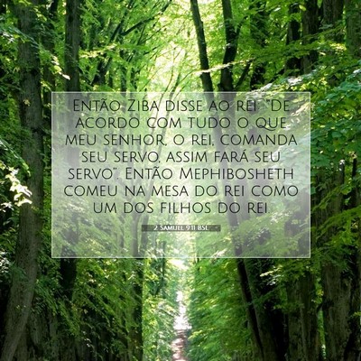 2 Samuel 9:11 Versículo Bíblico Explicado