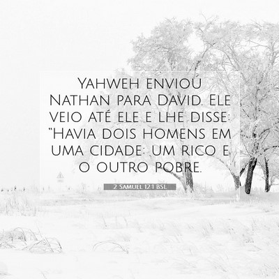 2 Samuel 12:1 BSL Imagem do Versículo Bíblico