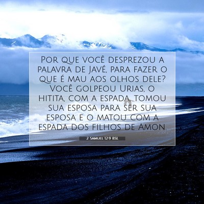 2 Samuel 12:9 Versículo Bíblico Explicado
