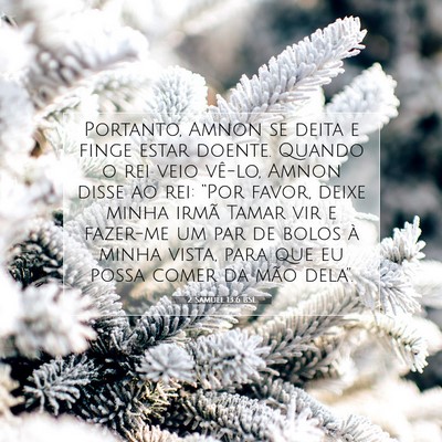 2 Samuel 13:6 Versículo Bíblico Explicado