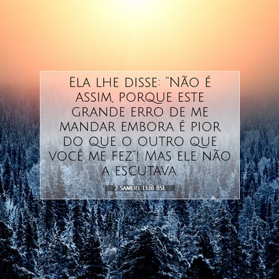 2 Samuel 13:16 Versículo Bíblico Explicado