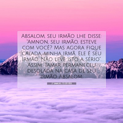 2 Samuel 13:20 Versículo Bíblico Explicado