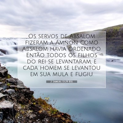 2 Samuel 13:29 Versículo Bíblico Explicado