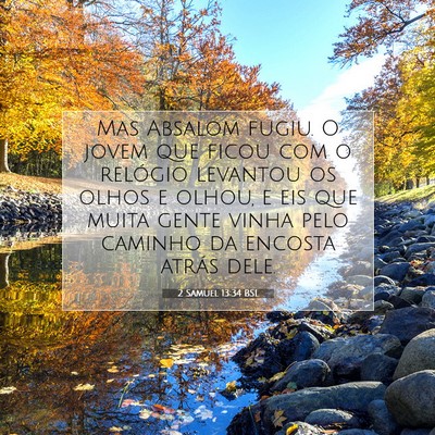 2 Samuel 13:34 Versículo Bíblico Explicado