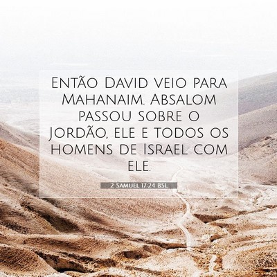 2 Samuel 17:24 Versículo Bíblico Explicado