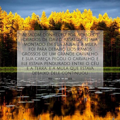 2 Samuel 18:9 BSL Imagem do Versículo Bíblico