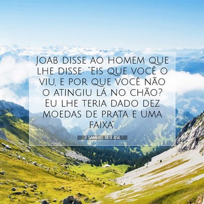 2 Samuel 18:11 BSL Imagem do Versículo Bíblico