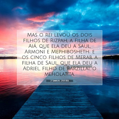 2 Samuel 21:8 BSL Imagem do Versículo Bíblico
