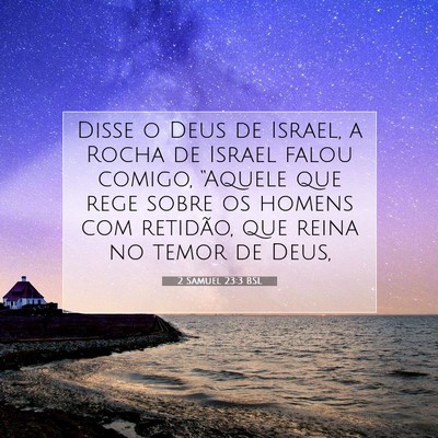 2 Samuel 23:3 BSL Imagem do Versículo Bíblico