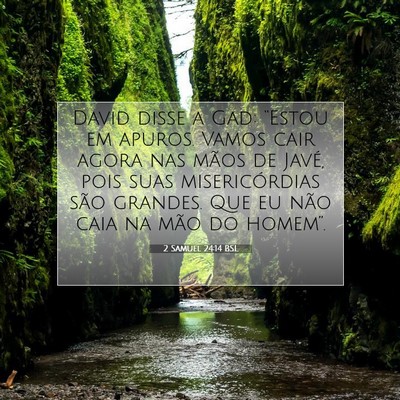 2 Samuel 24:14 Versículo Bíblico Explicado