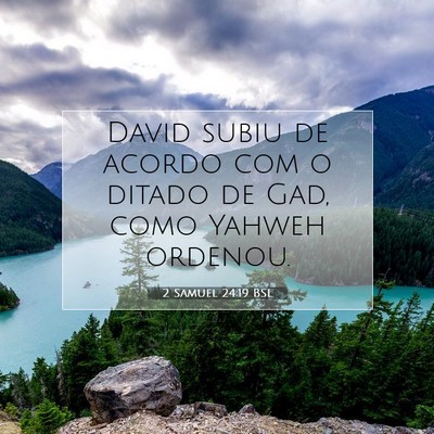 2 Samuel 24:19 Versículo Bíblico Explicado