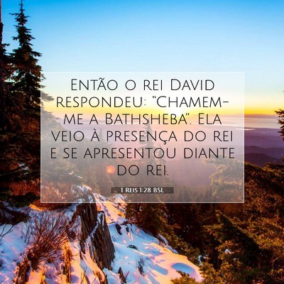 1 Reis 1:28 Versículo Bíblico Explicado