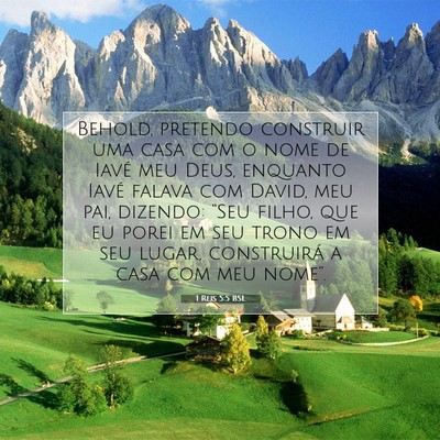 1 Reis 5:5 BSL Imagem do Versículo Bíblico