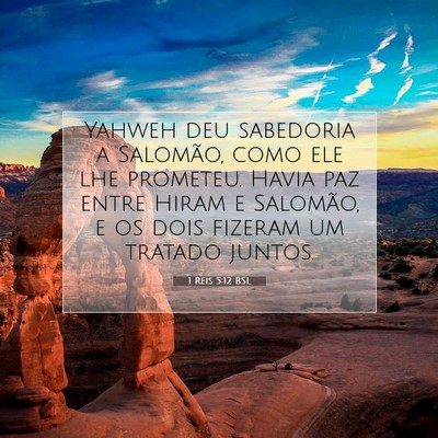 1 Reis 5:12 Versículo Bíblico Explicado