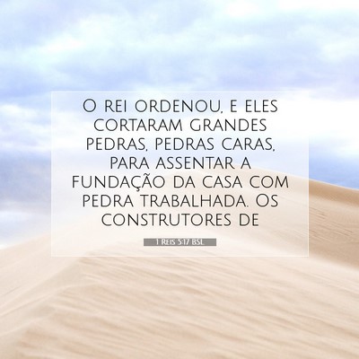 1 Reis 5:17 Versículo Bíblico Explicado