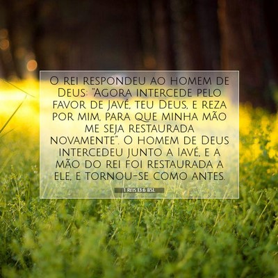 1 Reis 13:6 BSL Imagem do Versículo Bíblico