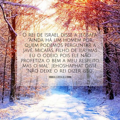 1 Reis 22:8 BSL Imagem do Versículo Bíblico