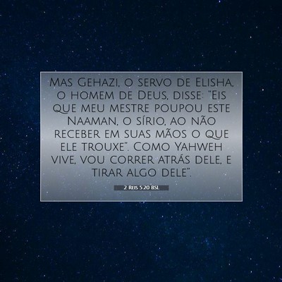 2 Reis 5:20 BSL Imagem do Versículo Bíblico