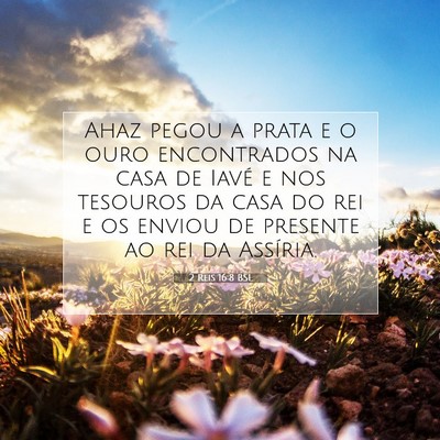 2 Reis 16:8 BSL Imagem do Versículo Bíblico
