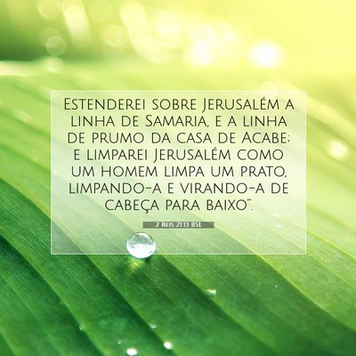 2 Reis 21:13 BSL Imagem do Versículo Bíblico