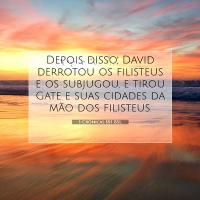 1 Crônicas 18:1 BSL Imagem do Versículo Bíblico