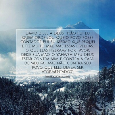 1 Crônicas 21:17 BSL Imagem do Versículo Bíblico