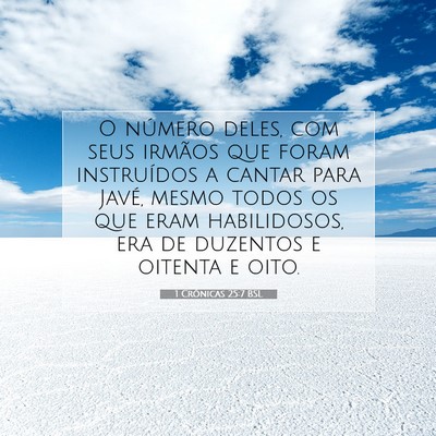 1 Crônicas 25:7 Versículo Bíblico Explicado