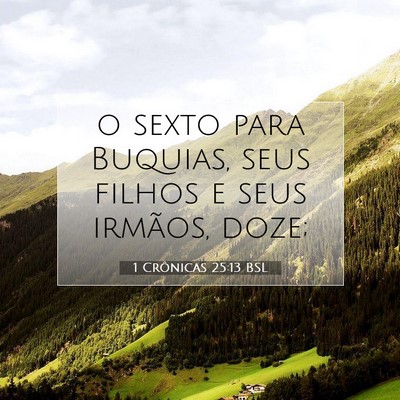 1 Crônicas 25:13 Versículo Bíblico Explicado