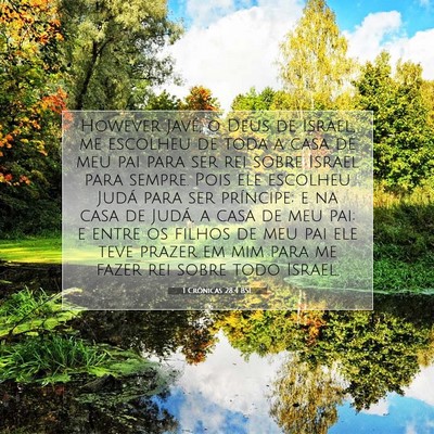 1 Crônicas 28:4 Versículo Bíblico Explicado