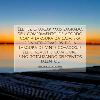 2 Crônicas 3:8 Versículo Bíblico Explicado